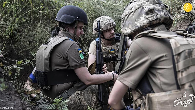 (تصاویر) سربازان زن اوکراینی در خط مقدم جنگ